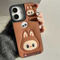 Phim hoạt hình dễ thương 3D LABU cho 16 15 Pro Max 16plus 13mini 12mini iPhone case 14pro 12promax 13 14pro 12 Ốp lưng chất lượng cao chống rơi