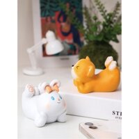 Phim hoạt hình gấu trúc dễ thương để bàn giá đỡ điện thoại di động văn phòng sáng tạo trang trí trạ