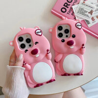 Phim hoạt hình hoạt hình Ba chiều Dễ thương Little Beaver iPhone14 13 12 11 Pro MAX Ốp điện thoại Beaver Little Beaver Silicone Vỏ mềm trọn gói