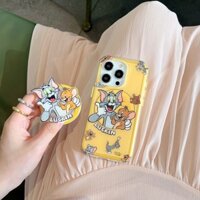 Phim hoạt hình hoạt hình Tom và Jerry Sạc từ tính Bao gồm tất cả Ốp điện thoại silicon IMD hai trong một Thích hợp cho IPhone 15promax 14 14Pro 14Max 13ProMax 12 12ProMax