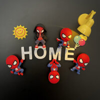 Phim Hoạt Hình Mới Anime Người Nhện Miếng Dán Tủ Lạnh 3D Ba Chiều Từ Tính Dán Độc Đáo Sáng Tạo Quà Tặng Tay Cửa Vào Miếng Dán