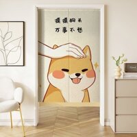 Phim Hoạt Hình Mới Mèo Dễ Thương Rèm Cửa Phòng Ngủ Đục Lỗ Hộ Gia Đình Chặn Nhà Vệ Sinh Treo Rèm Phòng Tắm Lối Vào Cửa Phân Vùng