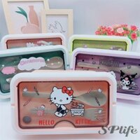 Phim hoạt hình phổ biến Được đánh giá cao Hộp cơm trưa an toàn 2 tầng Hộp Bento thời trang Lựa chọn hàng đầu Hộp cơm Hello Kitty dễ dàng làm sạch Hợp thời trang dễ thương