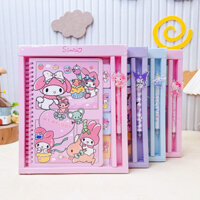 Phim hoạt hình sáng tạo B5 cuốn sổ bút giữa bộ văn phòng phẩm Sanrio Sổ tay kết hợp đồ dùng học tập cho học sinh tiểu học 12.2603