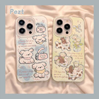 Phim Hoạt Hình Tiếng Anh Ba Con Chó Con Thích Hợp Cho Meizu 21pro Ốp Điện Thoại Meizu 20pro Phong Cách Mới Meizu 18pro / 18X / 18S Trong Suốt Nữ Độc Đáo 17pro Sợi Lông Vũ 18spro Vỏ Bảo Vệ