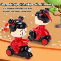 Phim hoạt hình xe đồ chơi báo chí đi bộ mà không cần pin xe máy quán tính trở lại xe ô tô nhỏ