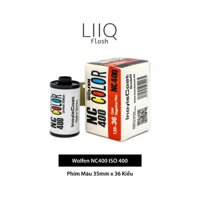 Phim Wolfen NC400 ISO 400, Màu Color, 135/35mm x 36 Kiểu, Out Date Nhẹ Cho Máy Chụp Ảnh Film - LIIQ Flash