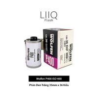 Phim Wolfen P400 ISO 400, Đen Trắng B&W, 135/35mm x 36 Kiểu, In Date Cho Máy Chụp Ảnh Film - LIIQ Flash