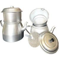 Phin Ấm Café Nhôm Nhỏ-Lớn, Bình Ủ Cà Phê Sáng Bóng, Kiểu Dáng Mới Lạ Mta-Mart2