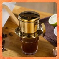 Phin cà phê inox 304 Mạ Vàng / Đen / Trắng