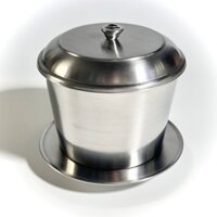 Phin cà phê inox lớn pha 100g cà phê có khắc logo theo yêu cầu,khách khắc tên/logo vui lòng liên hệ shopshop