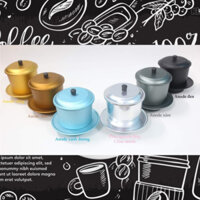 Phin cà phê nhôm anod đủ màu,Phin cà phê cỡ lớn pha 150g khắc logo theo yêu cầu