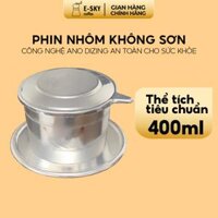 Phin Cà Phê Nhôm Nguyên Chất Không Sơn E-SKY COFFEE Size lớn - 9cm - BTL - Size nhỏ