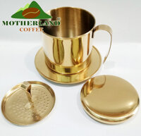 PHIN CAFE INOX MẠ VÀNG