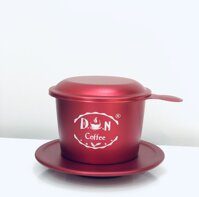 Phin  cafe nhôm cao cấp D.O.N Coffee - Màu đỏ