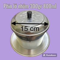 Phin lỡ nhôm / inox lớn big size - Pha 300gr bột được 800ml cốt cà phê