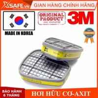 Phin lọc 3M 6003 Phin lọc hơi hữu cơ, vô cơ (thuốc sâu, hơi sơn, hóa chất) cho mặt nạ phòng độc 3M 6200 3M 7502 3M 6800