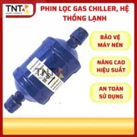 Phin lọc gas chiller máy lạnh nước hệ thống lạnh điều hòa công nghiệp 5ac, 5wc, 10ac, 10wc