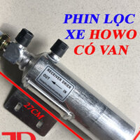 Phin Lọc Gas Xe HOWO Có Van