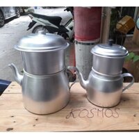 Phin pha cà phê, ấm pha cafe, phin nhôm pha cà phê 200gram