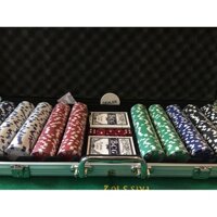 Phỉnh poker vali nhôm 500 chip