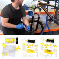 Pho- 1 Bộ ABS Phanh Dầu Chảy Máu Bộ Mịn Tough Hiệu Quả Cao Phanh Đĩa Chảy Máu Bộ Cho Xe Đạp