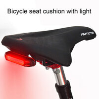 Pho- 1 Cái / bộ Ghế Xe Đạp Độ Đàn Hồi Cao Ấm Áp Mềm Mại Thoáng Khí Cưỡi Yên Ngựa Giả Da Cao Cấp Ghế Xe Đạp Cho Xe Đạp
