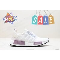 Phổ biến  Giày thể thao Adidas Boost NMD R1 white  purple  Nam nữ cao cấp