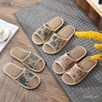 Phổ biến [Khách Hàng lặp lại 2524 người] Mua một tặng một Dép gai dầu mùa hè nam Nữ Trong Nhà chống trượt gia dụng bốn mùa xuân và mùa thu chống mùi Dép im lặng