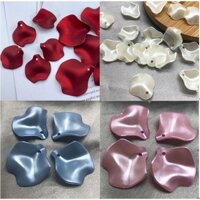 Phổ biến nhựa mới nhiều màu DIY hình hoa hạt Phụ kiện trang sức thủ công tốt hạt 50 miếng y12577
