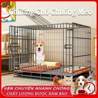 🔥🔥【phổ biến】Chuồng Quây Thú Cưng Chuồng chó Có thể gập lại lồng chó mèo Nhiều kích cỡ chuồng chó inox chuồng chó mèo