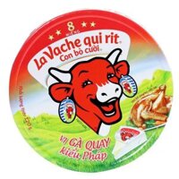 Phô mai Con Bò Cười La Vache qui rit vị gà quay kiểu Pháp hộp 8 miếng 120g