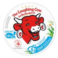 Phô Mai Con Bò Cười Light hộp 8 miếng (120g) (giao mẫu ngẫu nhiên)