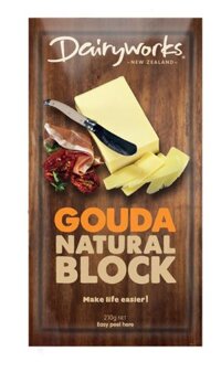 Phô mai Dairyworks - Gouda Cheese 210g