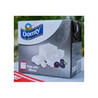 Phô Mai Feta Ai Cập Vị Olive Đen Domty Hộp 500g
