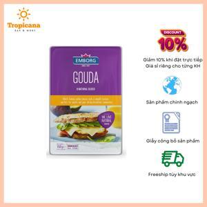 Phô mai Gouda cắt lát Emborg – 8 miếng/150g