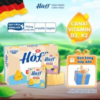 Phô mai Hoff mix vị bổ sung Canxi, Vitamin hỗ trợ phát triển chiều cao cho trẻ 1 THÙNG (48 hộp x55g)