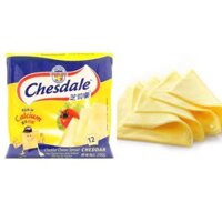 Pho mai lát Cheddar Anchor vị tự nhiên 250g -12 lát