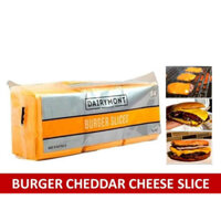 Phô Mai Lát Dairymont Vàng Đậm 1kg*84 Lát/ Burger Cheddar Cheese Slice/ Phô Mai Cheddar Lát Vàng/ Hamburger Bò Phô Mai