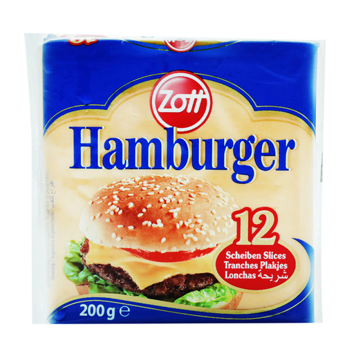 Phô mai lát Hamburger Zott 200g