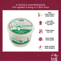 Phô Mai Mascarpone làm bánh Tiramisu BASSI FORMAGGI hộp 500g [lnhập khẩu Ý] [HỎA TỐC HN]