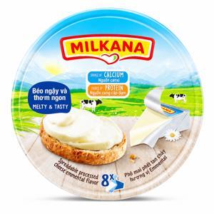 Phô mai Milkana 8 miếng – hộp 120gr