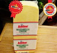 PHÔ MAI MOZZARELLA ANCHOR - ANCHOR MOZZARELLA CHEESE - KHỐI 5 KG