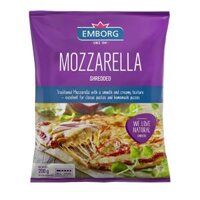 Phô mai Mozzarella bào hiệu Emborg 200g