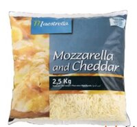 PHÔ MAI MOZZARELLA MIX CHEDDAR TÚI 2.5KG