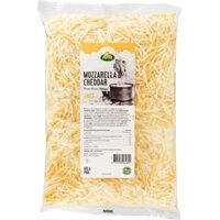 Phô mai mozzarella mix cheddar cheese Arla túi 1kg -  ARLA MOZZARELLA & RED CHEDDAR CHEESE