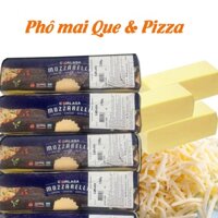 Phô mai Mozzarella sợi và miếng dùng làm pizza và phô mai que