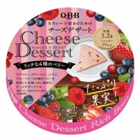 Phô mai QBB Cheese Dessert vị mâm xôi, việt quất, dâu tây 90g (15g x 6 miếng)