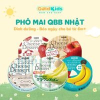 Phô mai QBB Nhật Bản Cheese Dessert giàu canxi cho bé ăn dặm giúp bé cao lớn, răng chắc khoẻ