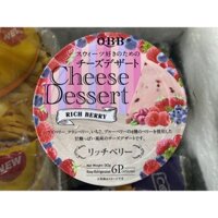 phô mai QBB nhật bản vị dâu, mâm xôi, việt quất